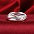 voordelige Ring-Dames Ring Sieraden Zilver Koper Verzilverd Legering Rond Geometrische vorm epäsäännöllinen Gepersonaliseerde Luxe Meetkundig Uniek