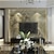 ieftine Tapet floral și plante-Fototapet 3d cu flori aurii, adeziv cu diamante în stil european de lux, pânză necesară pentru camera de zi, fundal de hotel, decor acasă