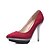cheap Women&#039;s Heels-Women&#039;s Stiletto Heel Wedding Dress Party &amp; Evening Fabric Summer Coral / Black / Fuchsia