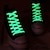 billige Indretnings- og natlamper-1pair sport lysende shoelace glød i den mørke nat farve fluorescerende skoenace atletisk sport flade sko snørebånd