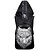 abordables Mochilas-Unisex Cuero de PU Mochila Escolar mochila Gran Capacidad Impermeable Remache Animal Deportes Al aire libre Negro Dorado Plata