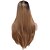 halpa Synteettiset peruukit pitsillä-Synteettiset pitsireunan peruukit Suora Suora Lace Front Peruukki Black / Medium Browm Synteettiset hiukset Naisten Luonnollinen hiusviiva Ruskea
