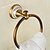 preiswerte Håndklædestænger-Copper Ceramics Gold Bronze Finished Towel Ring Towel HolderTowel Bar Bathroom Accessories Useful For Bathroom