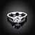 cheap Rings-Women&#039;s AAA Cubic Zirconia Solitaire Round Cut Ring Stainless Steel Zircon Titanium Steel Ladies Luxury European Fashion Ring Jewelry Silver For Party Daily Casual 6 / 7 / 8 / 9 / Imitation Diamond