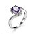 cheap Rings-Women&#039;s Ring wrap ring AAA Cubic Zirconia Amethyst Purple Champagne Zircon Cubic Zirconia Alloy Simple Style Fashion Casual Jewelry Simulated