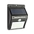 Недорогие Солнечные струнные светильники-12 Напольный солнечной энергии беспроводной водонепроницаемый безопасности движения датчик ночные огни