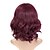 preiswerte Trendige synthetische Perücken-Synthetische Perücken Wellen Wellen Perücke Mittlerer Länge Dunkle Wein Synthetische Haare Damen Rot
