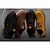 halpa Miesten Oxford-kengät-Miehet kengät PU Syksy Talvi Comfort Oxford-kengät Solmittavat Käyttötarkoitus Kausaliteetti Musta Keltainen Vaalean ruskea Tumman ruskea