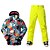 preiswerte Skibekleidung-GSOU SNOW Herrn Skijacken &amp; Hosen Windundurchlässig, Wasserdicht, warm halten Skifahren / Winter Sport Polyester Kleidungs-Sets Skikleidung / Atmungsaktiv / Atmungsaktiv