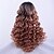 cheap Human Hair Wigs-grade 9a peruvian virgin hair lace front wig loose wave hair two tone ombre black blonde color human virgin hair for fashion woman