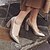 Недорогие Женская обувь на каблуках-Для женщин Обувь Лак Весна Лето Осень Обувь на каблуках На толстом каблуке Заостренный носок Пайетки для Свадьба Повседневные Для