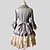 cheap Lolita Dresses-Princess Sweet Lolita Dress Women&#039;s Dress Cosplay Long Sleeve Knee Length Halloween Costumes