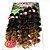 cheap Crochet Hair-Braiding Hair Deep Twist Curly Braids 100% kanekalon hair / Kanekalon 6 Roots Hair Braids Ombre