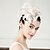 cheap Fascinators-Feather Fascinators Flowers Headpiece Classical Feminine Style