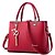 cheap Handbag &amp; Totes-Women&#039;s Handbags Satchel Zipper PU Leather Beading Metallic Solid Colored Formal Outdoor Office &amp; Career Wine Black Fuchsia Blue