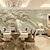 baratos Papel de parede floral e plantas-Papel de parede de flores douradas 3d mural de parede estilo de luxo europeu adesivo de diamante tela necessária para sala de estar fundo do hotel decoração para casa