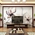 voordelige Muurschilderingen-Bloemen Art Deco 3D Wallpaper voor Home Modern Behangen , Canvas Materiaal lijm nodig Muurschildering , kamer Wallcovering