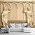 cheap Architecture &amp; City Wallpaper-Mural Wallpaper Wall Sticker Covering Print Adhesive Required 3D Relief Effect Greece Roman Temple Canvas Home Décor