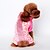 preiswerte Hundekleidung-Hund Kostüme Hundekleidung Tier Braun Rosa Polar-Fleece Kostüm Für Frühling &amp; Herbst Winter Herrn Damen Cosplay