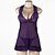 cheap Sexy Lingerie-Women&#039;s Plus Size Super Sexy Babydoll &amp; Slips Chemises &amp; Negligees Nightwear - Polyester Solid Colored Black / Purple / Pink M XL 3XL / Lace