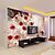 preiswerte Wandgemälde-Blumen Art Deco 3D Haus Dekoration Moderne Wandverkleidung, Segeltuch Stoff Klebstoff erforderlich Wandgemälde, Zimmerwandbespannung