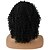 baratos Perucas Sintéticas com Renda-Synthetic Wig Kinky Curly Kinky Curly Lace Front Wig Jet Black #1 Synthetic Hair Women&#039;s Natural Hairline Black