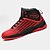 preiswerte Herrensportschuhe-Herrn PU Frühling / Herbst Komfort Sportschuhe Basketball Rutschfest Schwarz / rot / Rot / Blau / Schnürsenkel