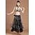 cheap Belly Dancewear-Shall We Belly Dance Outfits Women Polyester Crystals/Rhinestones 5 Pieces Black