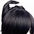 זול פיאות סינטטיות אופנתיות-פאות סינתטיות ישר שיער סינטטי שחור פאה בגדי ריקוד נשים קצר / בינוני / ארוך ללא מכסה