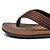 cheap Men&#039;s Slippers &amp; Flip-Flops-Men&#039;s PU Summer Slippers &amp; Flip-Flops Walking Shoes Wearable Light Brown / Gray