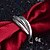 billige Motering-Dame Band Ring Ring Sølv Legering Sirkelformet damer Uvanlig Unikt design Bryllup Fest Smykker Vredet Russisk Bryllup Ring
