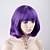 cheap Synthetic Trendy Wigs-Synthetic Wig Straight Straight Wig Short Purple Synthetic Hair Women&#039;s Purple
