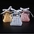 cheap Favor Holders-Pearl Paper Favor Holder with Ribbons Favor Boxes - 50