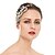 Недорогие Свадебный головной убор-кристалл имитация жемчуг горный хрусталь волосы гребень головной убор элегантный стиль