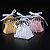 cheap Favor Holders-Pearl Paper Favor Holder with Ribbons Favor Boxes - 50