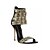 preiswerte Damensandalen-Damen Kristall Sandalen Vlies Frühling / Sommer High Heels Stöckelabsatz Peep Toe Strass Gold / Party &amp; Festivität / Party &amp; Festivität