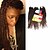 Недорогие Вязаные Крючком Волосы-Спиральные плетенки Сенегал Kanekalon Умеренно-коричневый / Medium Auburn Наращивание волос 12&quot; косы волос