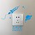 cheap Wall Stickers-AYA DIY Wall Stickers Wall Decals Cartoon SAVE ENERGY Type PVC Switch Panel Stickers 27*20cm