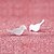 preiswerte Ohrringe-Ohrstecker Vogel Tier damas Einfach nette Art Small versilbert Ohrringe Schmuck Silber Für Hochzeit Party Alltag Normal