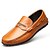 cheap Men&#039;s Slip-ons &amp; Loafers-Men&#039;s Leather Shoes Leather Spring / Fall Loafers &amp; Slip-Ons Waterproof Yellow / Brown / Dark Brown / Party &amp; Evening / Comfort Loafers