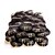 abordables Tissages cheveux naturels-40pcs 2 kg lot Vente en gros cheveux vierges ondes de corps 100% des extensions 5a bon marché de cheveux humains brésiliens color1b