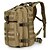 preiswerte Wanderrucksäcke und -taschen-30 L Wanderrucksack Wandern Tagesrucksäcke Militärischer taktischer Rucksack Kompakt Außen Camping &amp; Wandern Reisen Schule Segeltuch Drei Sand-Farbe Digitale Wüste Python Schwarz