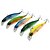 abordables Señuelos y moscas de pesca-5 pcs Cebos Pececillo natural Ojos 3D Flotante Bass Trucha Lucio Pesca de Mar Pesca de baitcasting Pesca al spinning