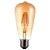 billige Lyspærer-1pc 6 W LED-glødepærer 550 lm E26 / E27 ST64 6 LED perler COB Dekorativ Varm hvit 85-265 V / 1 stk. / RoHs