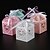 ieftine Cutii de bomboane de nuntă-Nuntă Temă Clasică Cutii de Savoare Hârtie perlă Panglici 25
