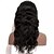 halpa Peruukit ihmisen hiuksista-Aidot hiukset Liimaton puoliverkko Lace Front Peruukki tyyli Syvät aallot Peruukki 120% Hiusten tiheys Luonnollinen hiusviiva Afro-amerikkalainen peruukki 100% käsinsidottu Naisten Lyhyt / Pitkä