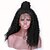 abordables Perruques synthétiques à dentelle-Perruque Lace Front Synthétique Bouclé Très Frisé Lace Frontale Perruque Long Brun claire Moyen Brun Noir de Jais Marron foncé Noir Cheveux Synthétiques Femme Ligne de Cheveux Naturelle Perruque