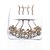 cheap Headpieces-Imitation Pearl Hair Combs with 1 Wedding / Special Occasion Headpiece