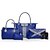 preiswerte Taschensets-Damen Taschen Andere Lederart Bag Set 6 Stück Geldbörse Set Rüschen Schwarz / Rote / Grau / Beutel Sets