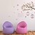 cheap Wall Stickers-Decorative Wall Stickers - Plane Wall Stickers Animals / Fashion / Botanical Living Room / Bedroom / Bathroom / Washable / Removable / Re-Positionable